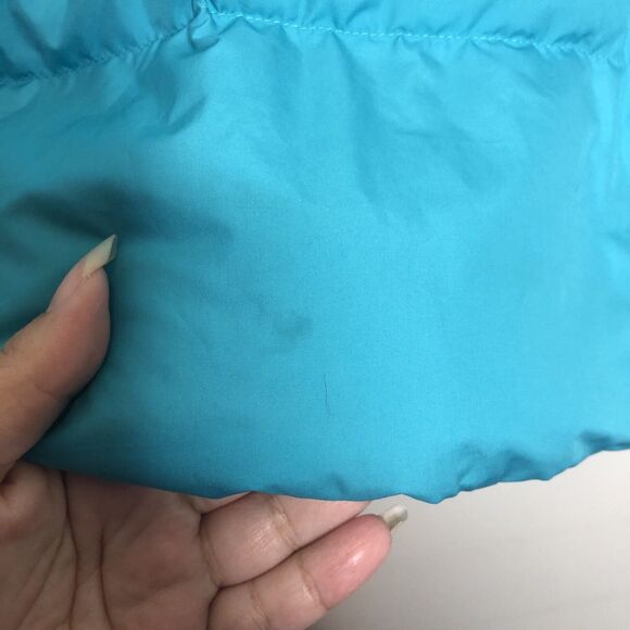 Lululemon Jacket Womens 6 Blue Teal Fluff Off Down Puffer Insulated Coat Hooded - Picture 5 of 12